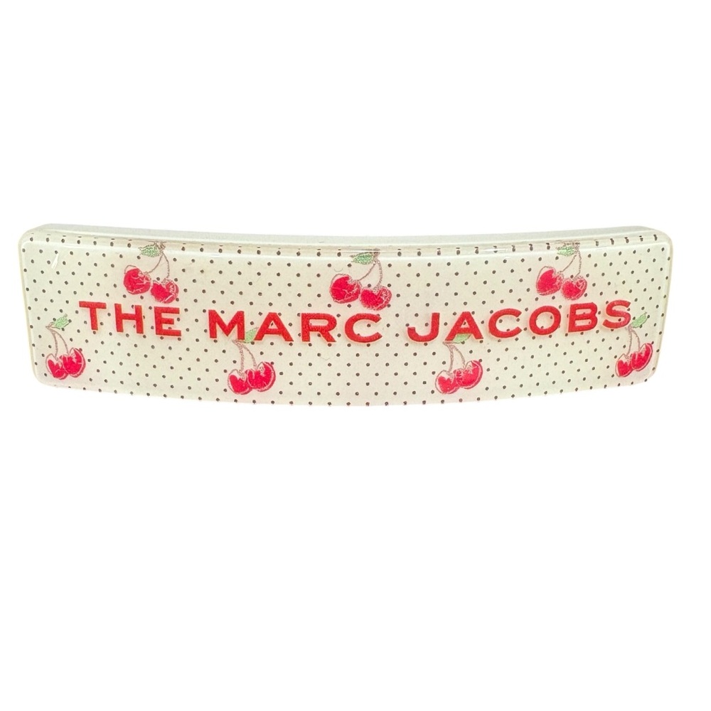 The Marc Jacobs BARRETTE Kids Women’s Cherry Hair Barrette - White and Red